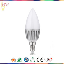 Lustres pas cher LED C37 aluminium bougie ampoule pour 4W / 6W / 8W / 10W avec E14